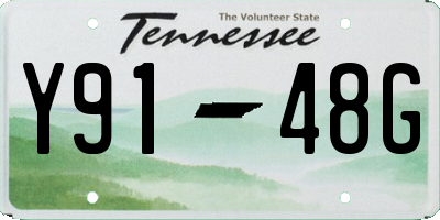 TN license plate Y9148G