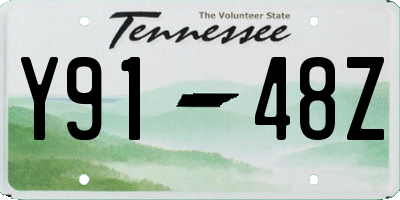 TN license plate Y9148Z