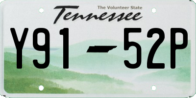 TN license plate Y9152P