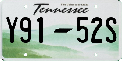 TN license plate Y9152S