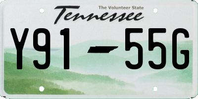 TN license plate Y9155G