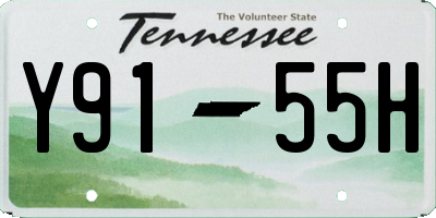 TN license plate Y9155H