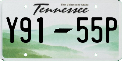 TN license plate Y9155P