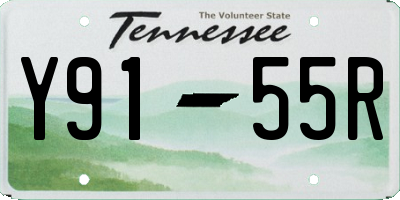 TN license plate Y9155R