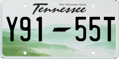 TN license plate Y9155T