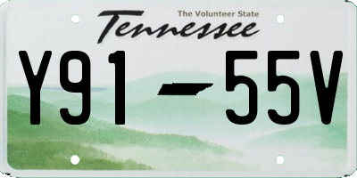 TN license plate Y9155V