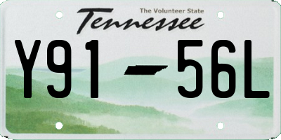 TN license plate Y9156L