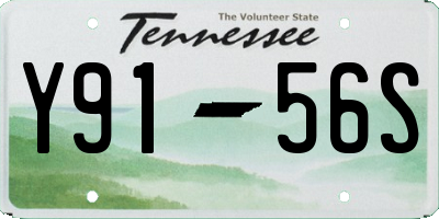 TN license plate Y9156S