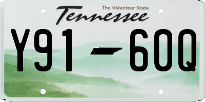 TN license plate Y9160Q