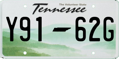 TN license plate Y9162G