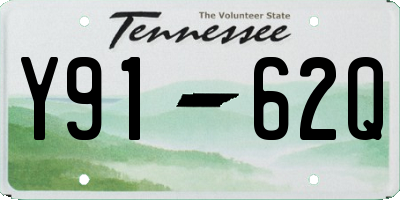 TN license plate Y9162Q