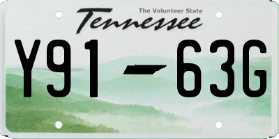 TN license plate Y9163G