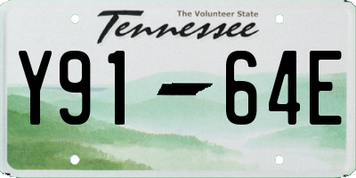 TN license plate Y9164E