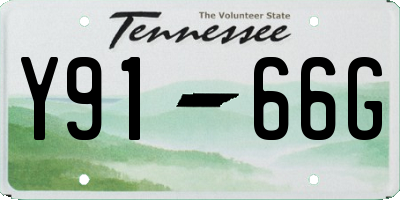 TN license plate Y9166G