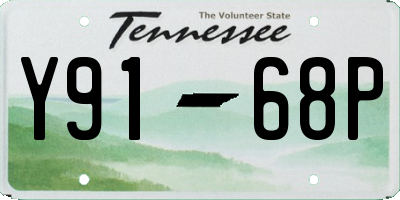 TN license plate Y9168P