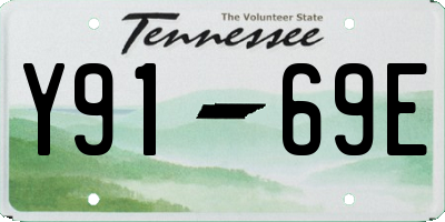 TN license plate Y9169E