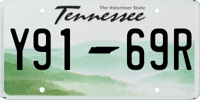 TN license plate Y9169R