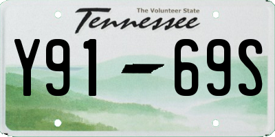 TN license plate Y9169S