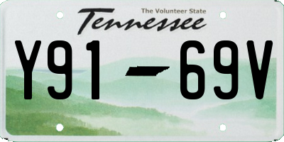 TN license plate Y9169V