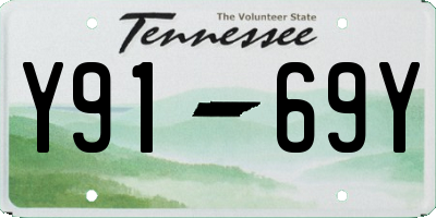 TN license plate Y9169Y