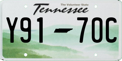 TN license plate Y9170C