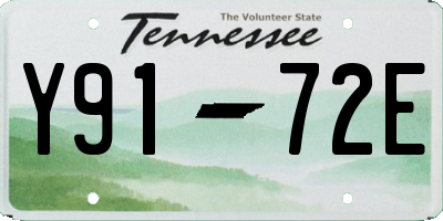 TN license plate Y9172E