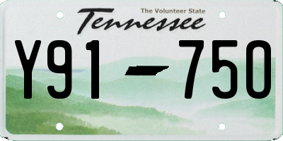 TN license plate Y9175O