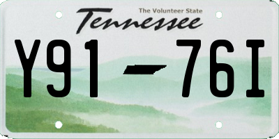 TN license plate Y9176I