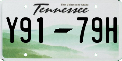 TN license plate Y9179H