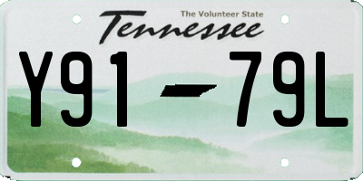 TN license plate Y9179L