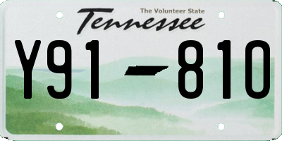 TN license plate Y9181O