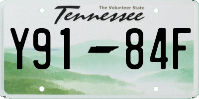 TN license plate Y9184F