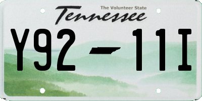 TN license plate Y9211I