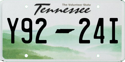 TN license plate Y9224I