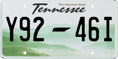 TN license plate Y9246I