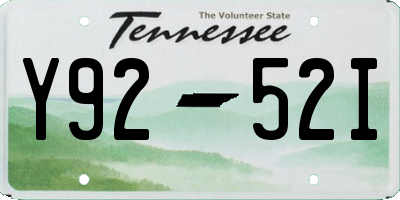 TN license plate Y9252I