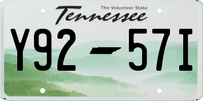 TN license plate Y9257I