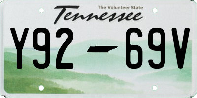TN license plate Y9269V