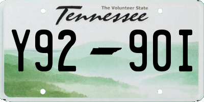 TN license plate Y9290I