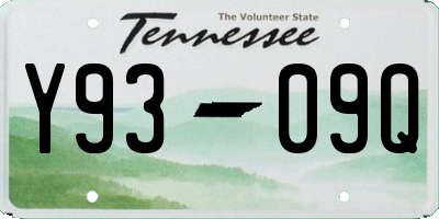 TN license plate Y9309Q