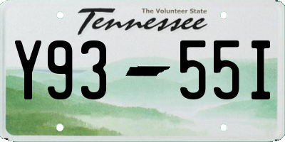 TN license plate Y9355I