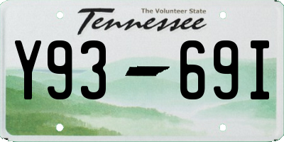TN license plate Y9369I