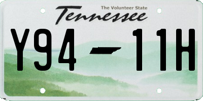 TN license plate Y9411H