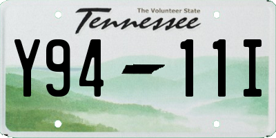 TN license plate Y9411I