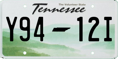 TN license plate Y9412I