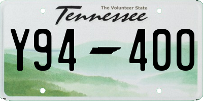 TN license plate Y9440O