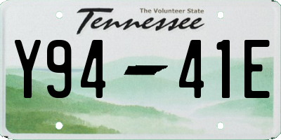 TN license plate Y9441E