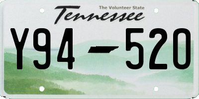 TN license plate Y9452O