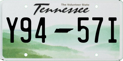 TN license plate Y9457I