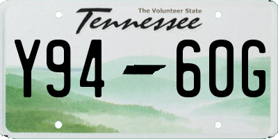 TN license plate Y9460G